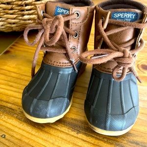 Size 6 Baby Sperry Rainboots / Duck Boots